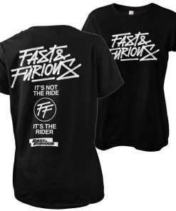 Kvinna Shirtstore | Fast & Furious Rider Girly Tee Black