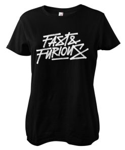 Kvinna Shirtstore | Fast & Furious Rider Girly Tee Black