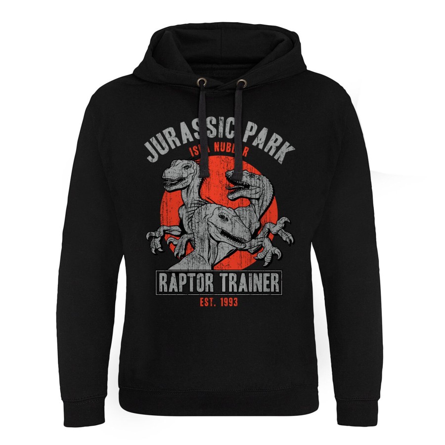 Mann Shirtstore | Jurassic Park - Raptor Trainer Epic Hoodie Black