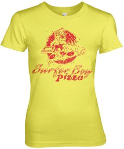 Kvinna Shirtstore | Surfer Boy Pizza Girly Tee