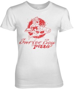 Kvinna Shirtstore | Surfer Boy Pizza Girly Tee