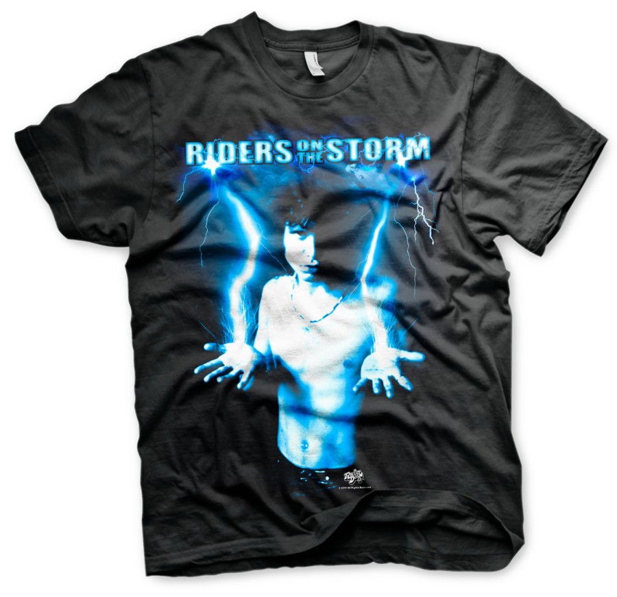 Mann Shirtstore | Riders On The Storm - Jim Morrison T-Shirt Black