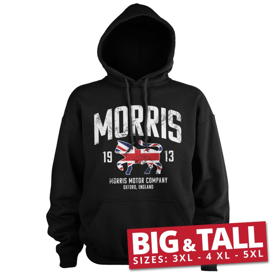 Mann Shirtstore | Morris Motor Company Big & Tall Hoodie Black