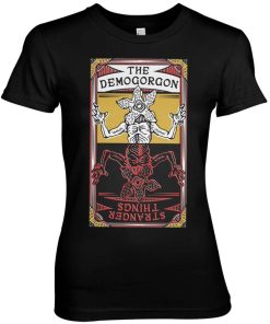 Kvinna Shirtstore | The Demogorgon Girly Tee Black