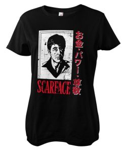 Kvinna Shirtstore | Scarface - Japanese Girly Tee Black
