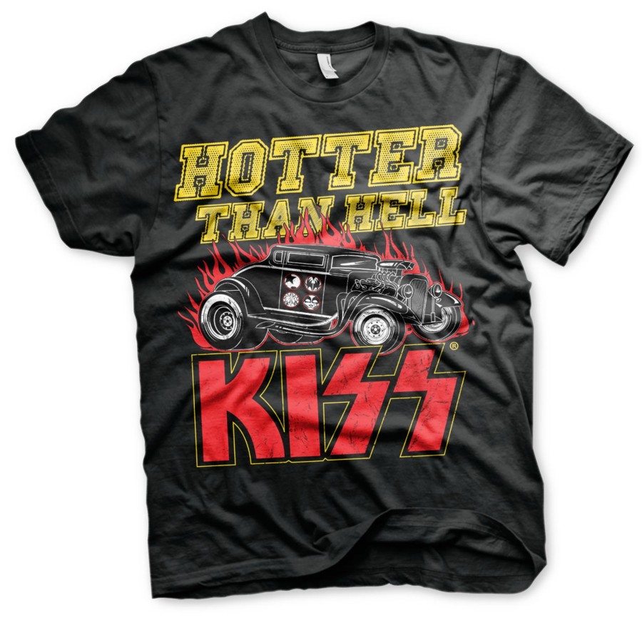 Mann Shirtstore | Kiss - Hotter Than Hell T-Shirt Black