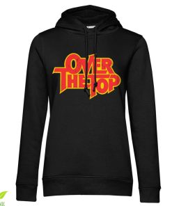 Kvinna Shirtstore | Over The Top Washed Logo Girls Hoodie Black