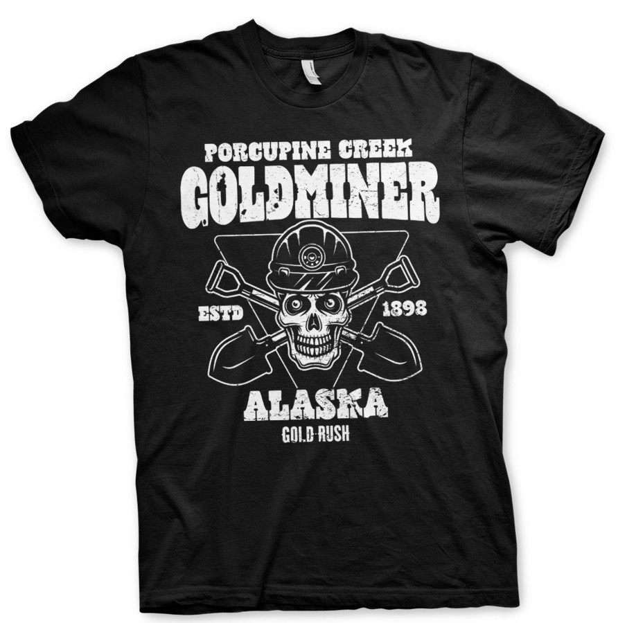 Mann Shirtstore | Gold Rush - Porcupine Creek Goldminer T-Shirt Black