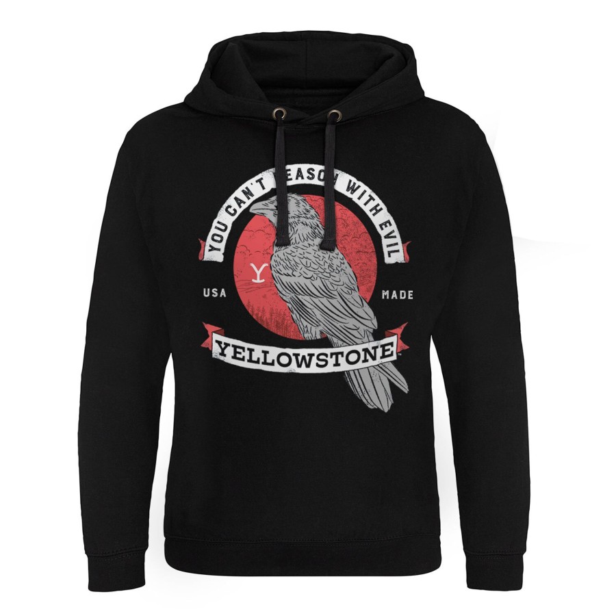 Mann Shirtstore | You Can'T Reason With Evil Epic Hoodie Black