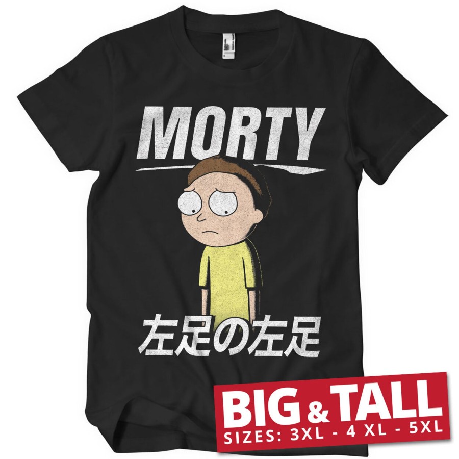 Mann Shirtstore | Morty Smith Nig & Tall T-Shirt Black