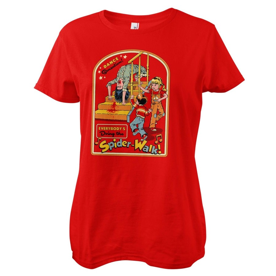 Kvinna Shirtstore | Everybody'S Doing The Spider-Walk Girly Tee Red