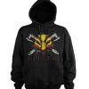 Mann Shirtstore | Vikings Eyes Hoodie Black