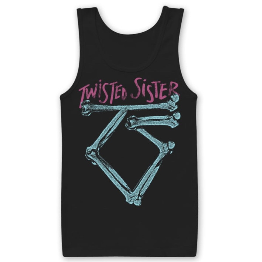 Mann Shirtstore | Twisted Sister Washed Logo Tank Top Black