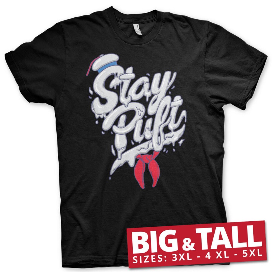 Mann Shirtstore | Ghostbusters - Stay Puft Big & Tall T-Shirt Black