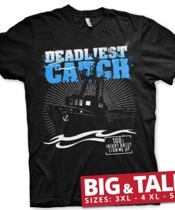 Mann Shirtstore | Deadliest Catch Big & Tall T-Shirt Black