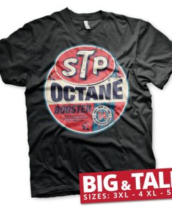 Mann Shirtstore | Stp Octane Booster Big & Tall T-Shirt Black