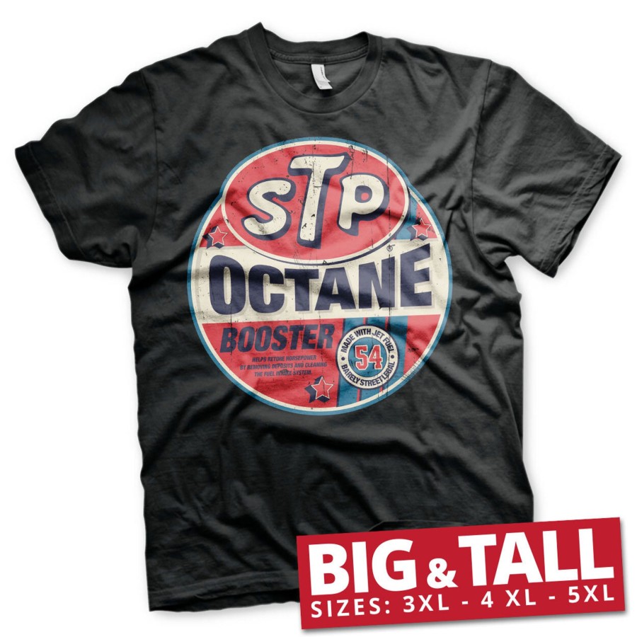 Mann Shirtstore | Stp Octane Booster Big & Tall T-Shirt Black