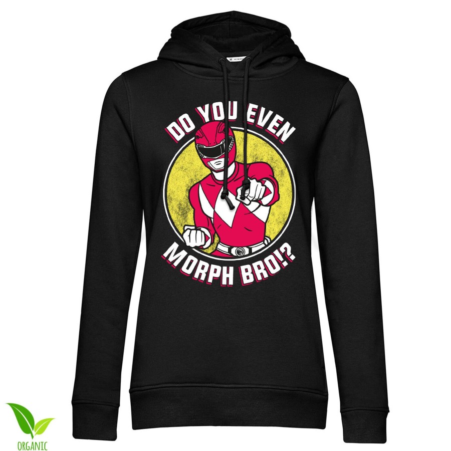 Kvinna Shirtstore | Do You Even Morph Bro Girls Hoodie Black