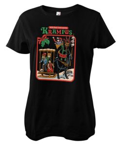 Kvinna Shirtstore | Fun With Krampus Girly Tee Black