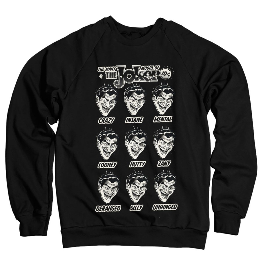 Mann Shirtstore | The Many Moods Of The Joker Sweatshirt Black