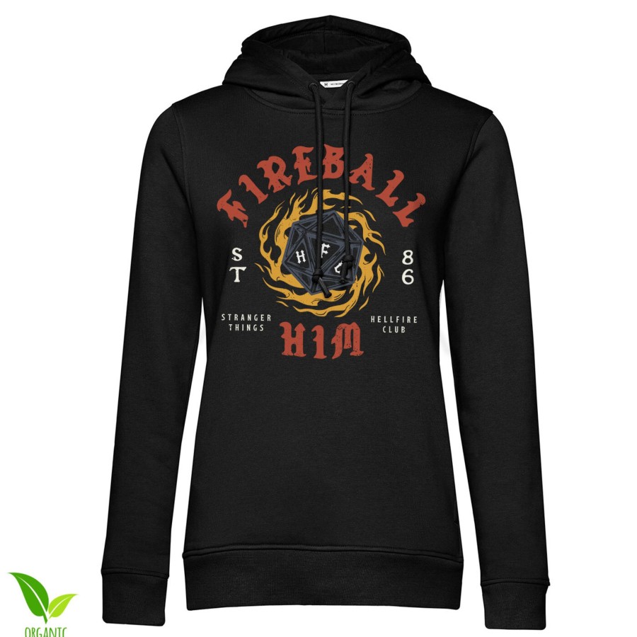 Kvinna Shirtstore | Fireball Him Girls Hoodie Black
