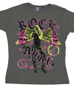 Kvinna Shirtstore | Rock Angel Girly Tee