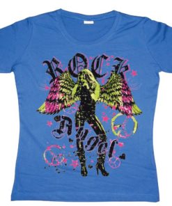 Kvinna Shirtstore | Rock Angel Girly Tee