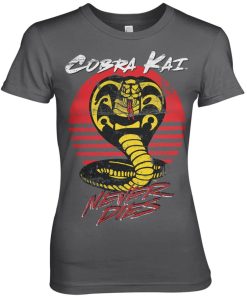 Kvinna Shirtstore | Cobra Kai Never Dies Girly Tee