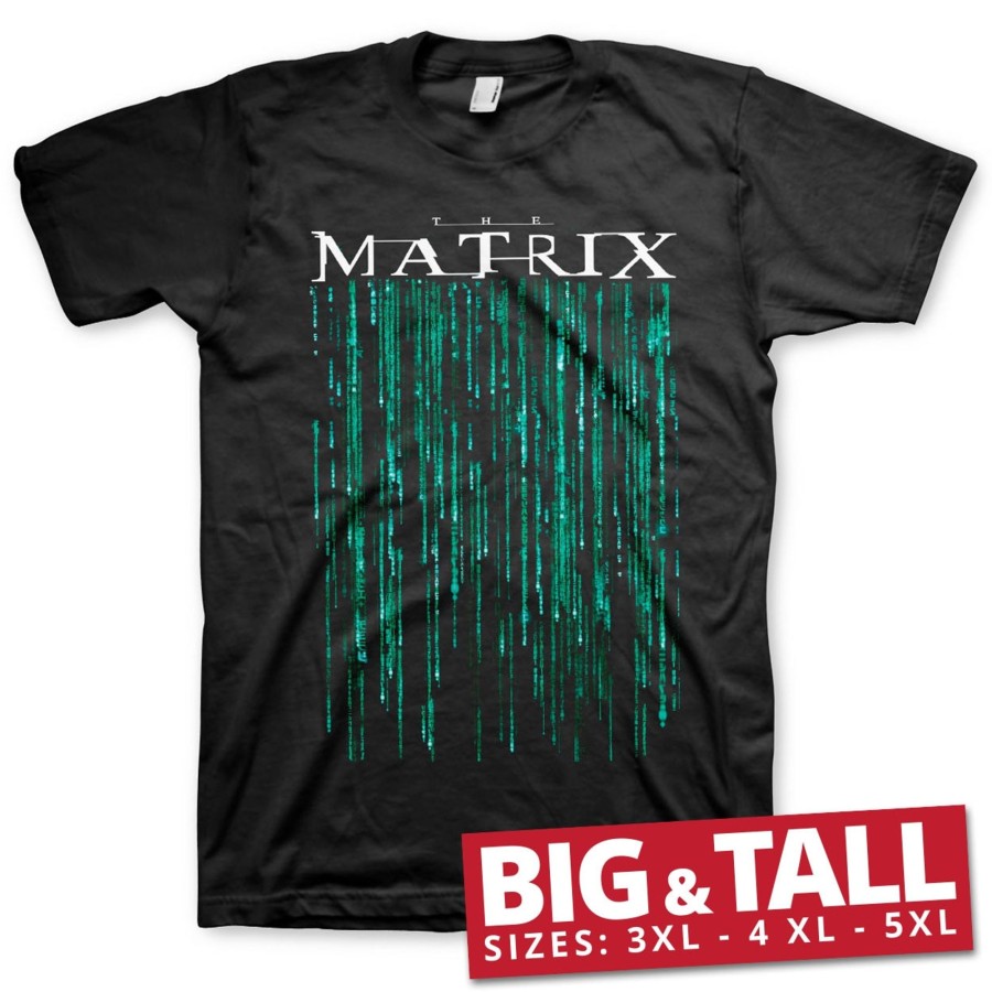 Mann Shirtstore | The Matrix Big & Tall T-Shirt Black