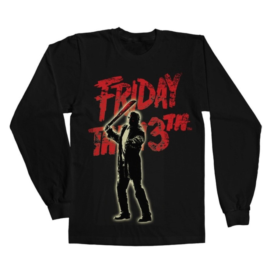 Mann Shirtstore | Friday The 13Th - Jason Voorhees Long Sleeve Tee Black