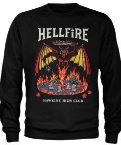 Mann Shirtstore | Hellfire Hawkins High Club Sweatshirt Black