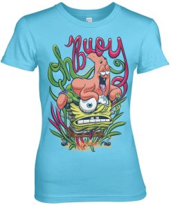 Kvinna Shirtstore | Spongebob Oh Boy Girly Tee