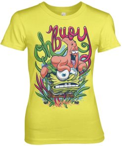 Kvinna Shirtstore | Spongebob Oh Boy Girly Tee