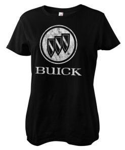 Kvinna Shirtstore | Buick Distressed Logo Girly Tee