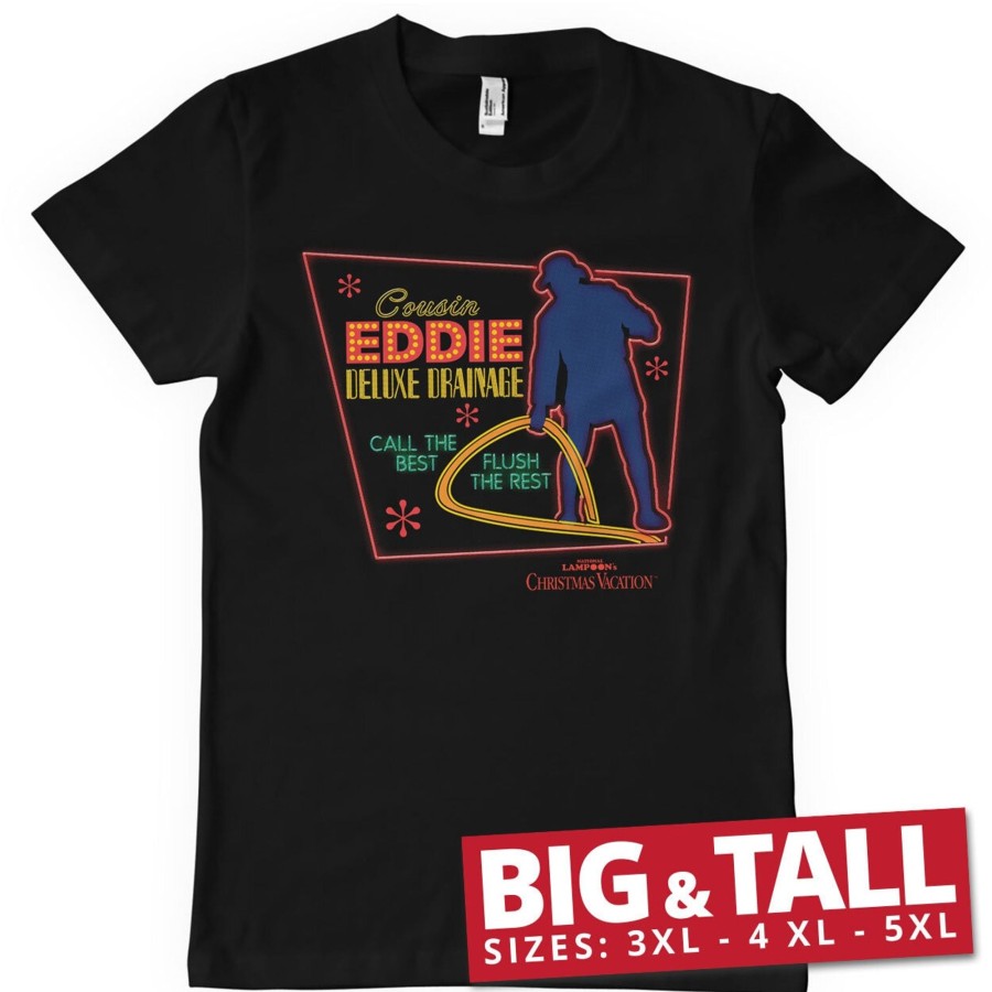 Mann Shirtstore | Cousin Eddie Deluxe Drainage Big & Tall T-Shirt Black