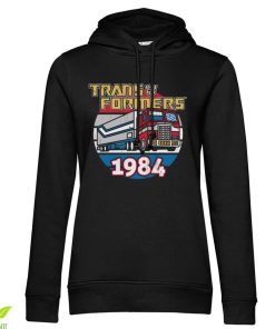 Kvinna Shirtstore | Optimus Prime Of 1984 Girly Hoodie Black