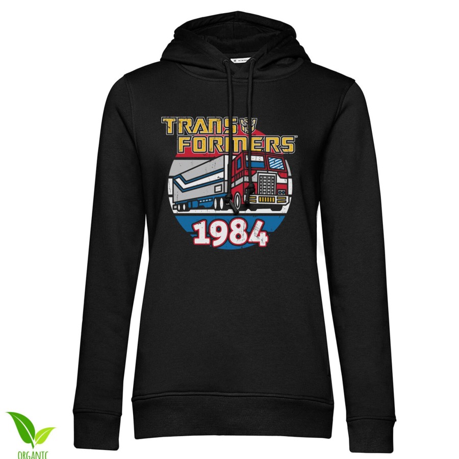 Kvinna Shirtstore | Optimus Prime Of 1984 Girly Hoodie Black