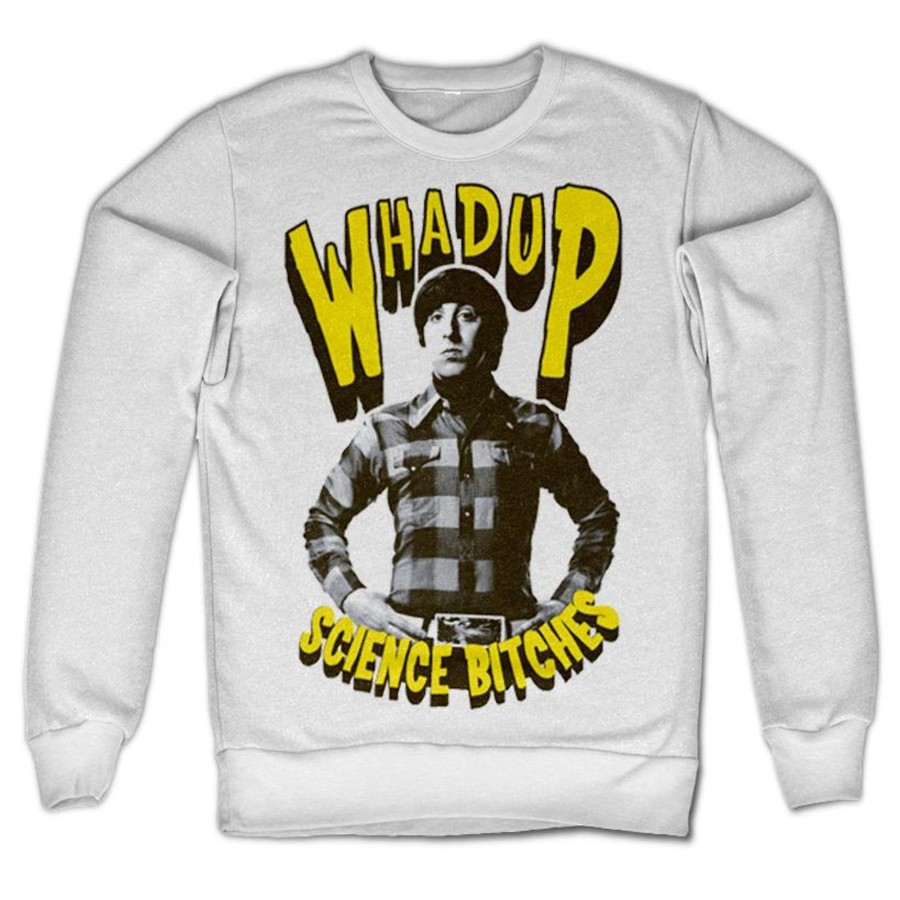 Mann Shirtstore | Whadup Science Bitches Sweatshirt White