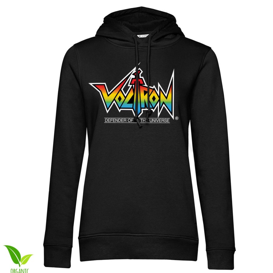Kvinna Shirtstore | Voltron Logo Girls Hoodie Black