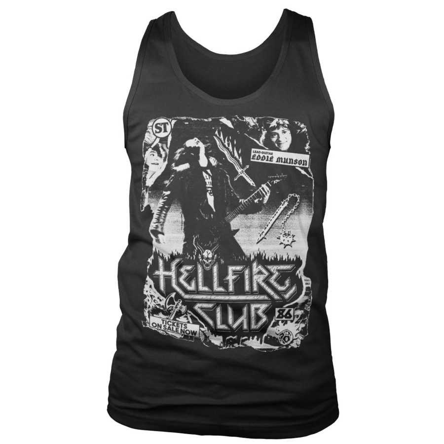 Mann Shirtstore | Hellfire Club Rock Poster Tank Top Black