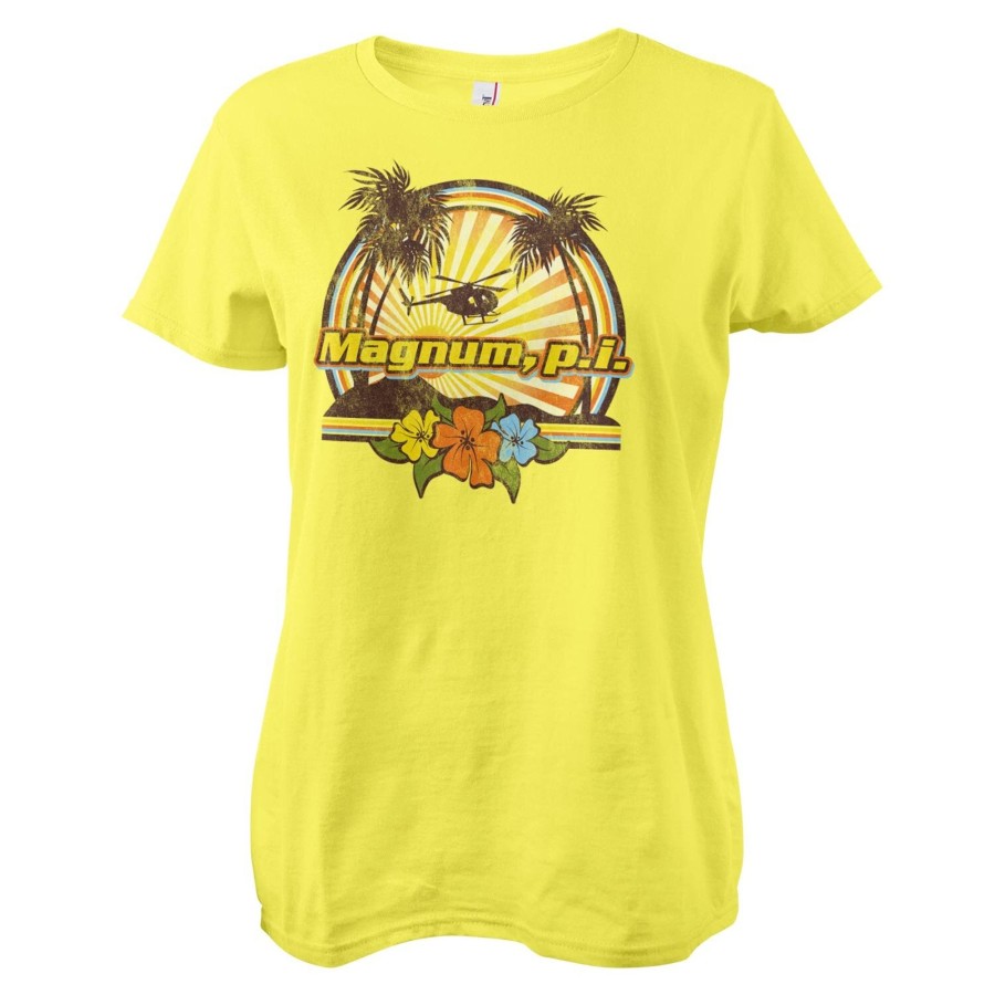 Kvinna Shirtstore | Magnum P.I. - Tropical Vibes Girly Tee
