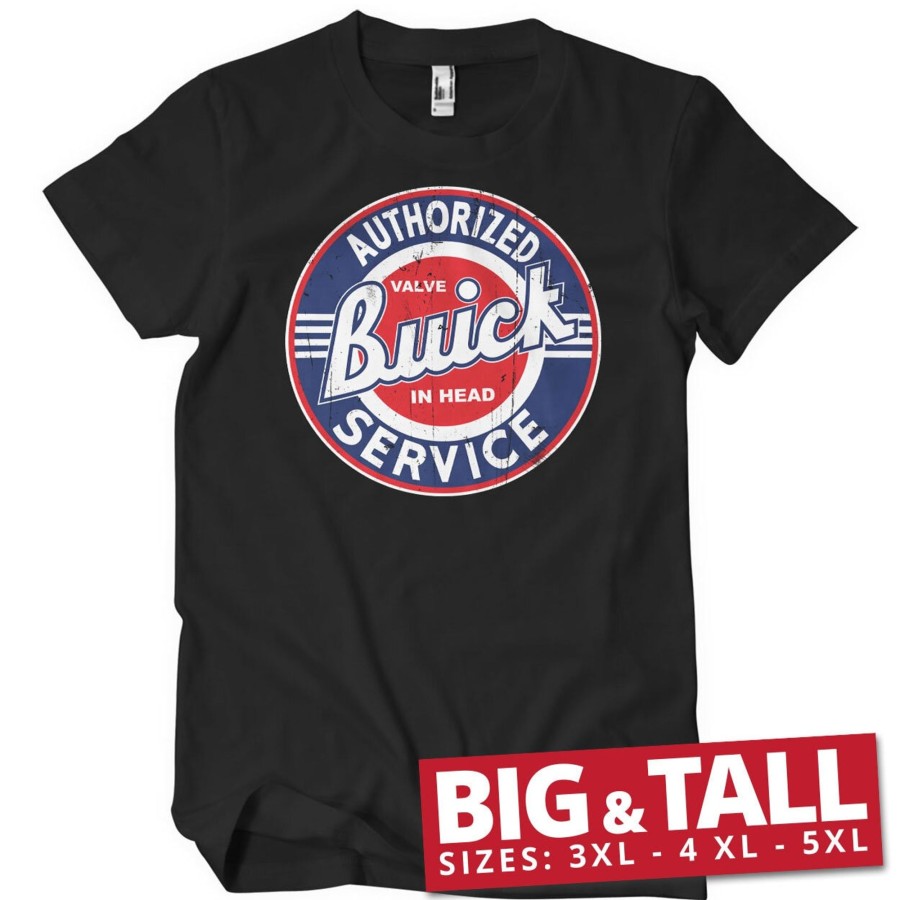 Mann Shirtstore | Buick Service Logo Big & Tall T-Shirt Black