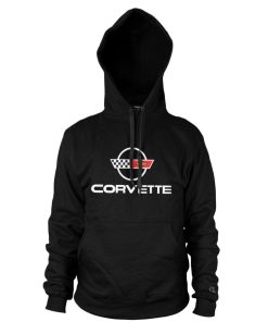 Mann Shirtstore | Corvette C4 Logo Hoodie Black