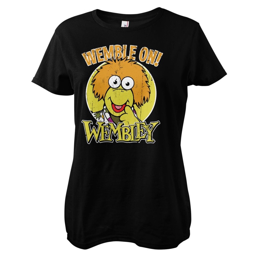 Kvinna Shirtstore | Wembley Girly Tee Black