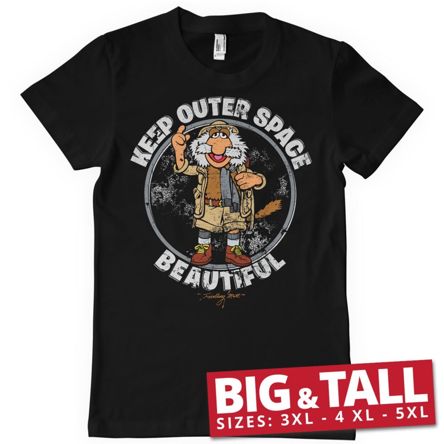 Mann Shirtstore | Traveling Matt - Make Outer Space Beautiful Big & Tall T-Shirt Black