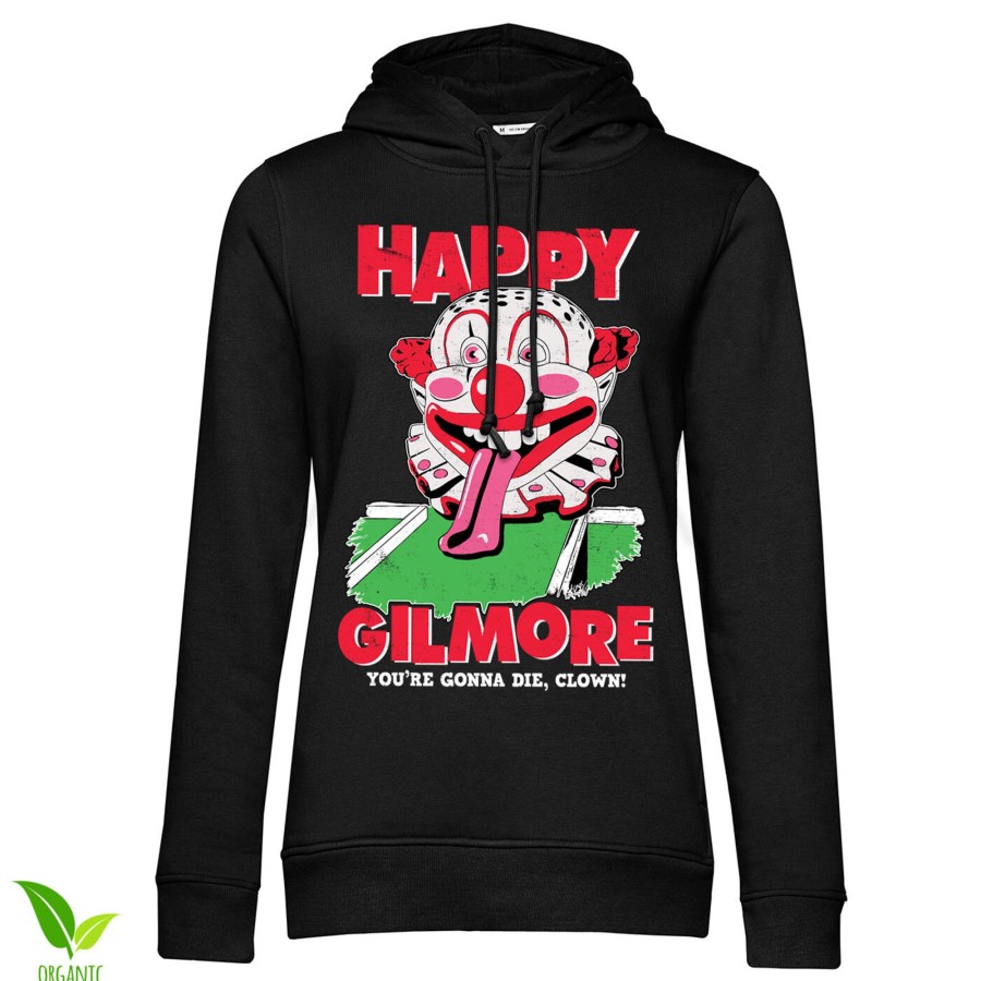 Kvinna Shirtstore | Happy Gilmore - You'Re Gonna Die Clown Girls Hoodie Black