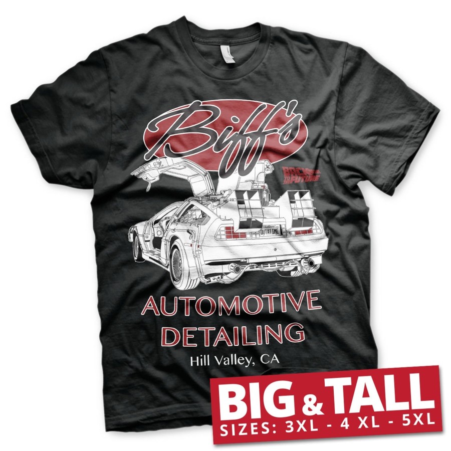 Mann Shirtstore | Biff'S Automotive Detailing Big & Tall T-Shirt Black