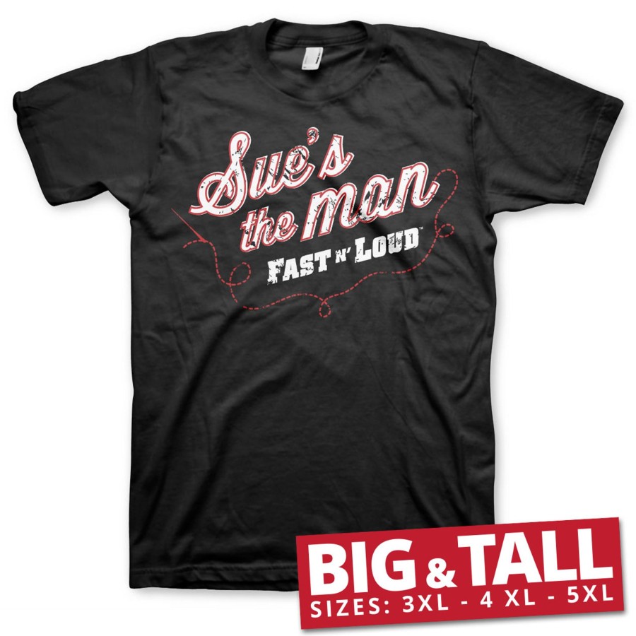 Mann Shirtstore | Sue'S The Man Big & Tall T-Shirt Black