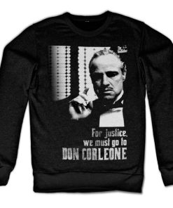 Mann Shirtstore | Godfather - For Justice Sweatshirt Black
