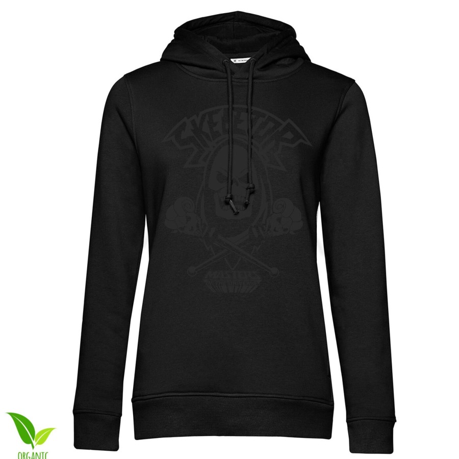 Kvinna Shirtstore | Skeletor On Girls Hoodie Black